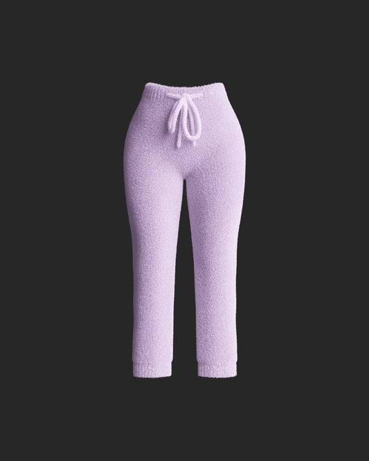 Cosy Knit Pant - Lavender