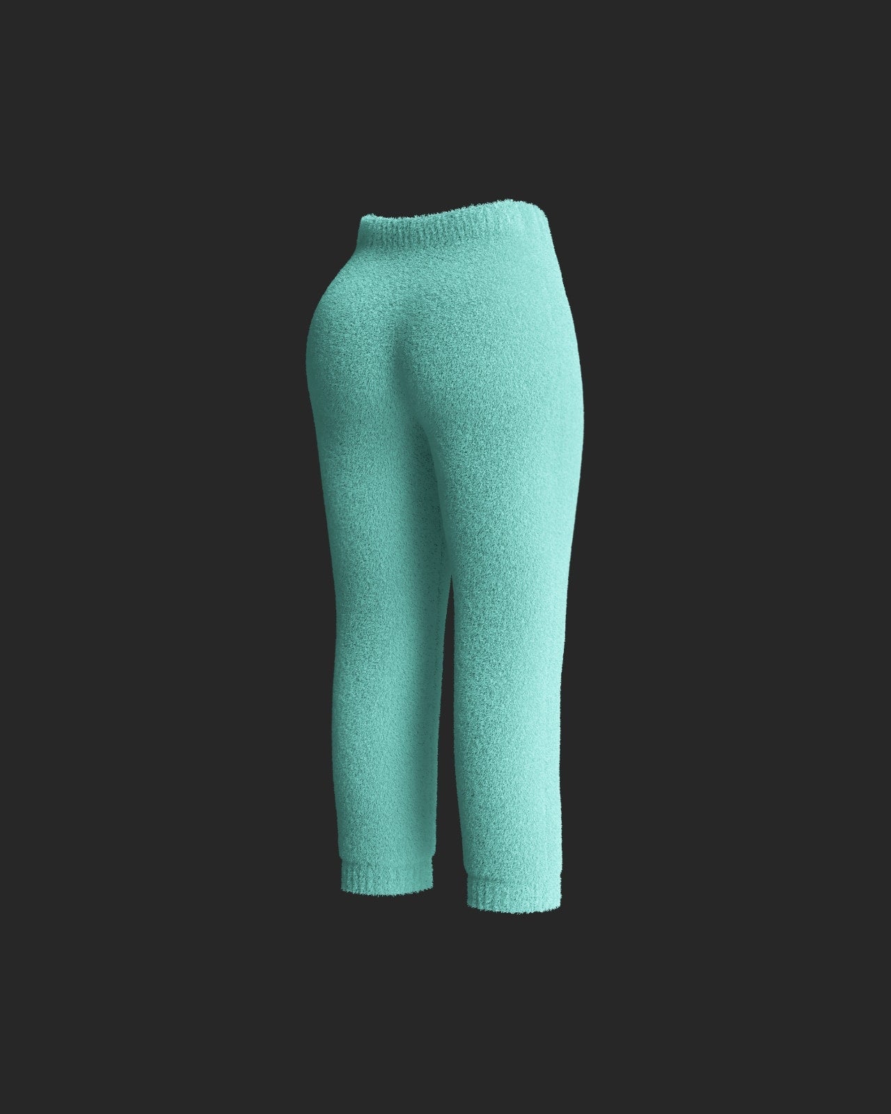 Cosy Knit Pant - Teal